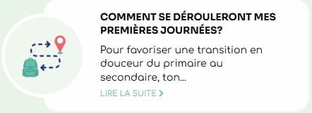 Comment se passeront mes 1eres journées
