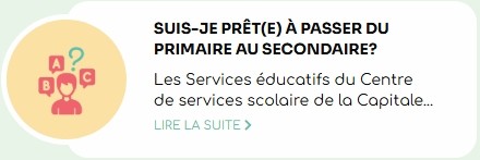 Passsage du primaire au secondaire
